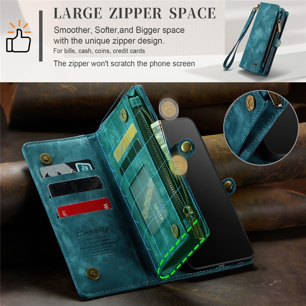 Cover portafoglio Multi-Slot iPhone 15 Pro Blu