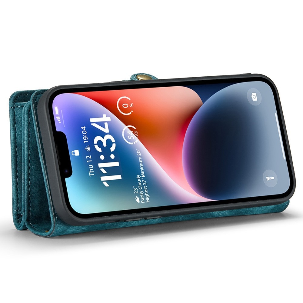 Cover portafoglio Multi-Slot iPhone 15 Pro Blu