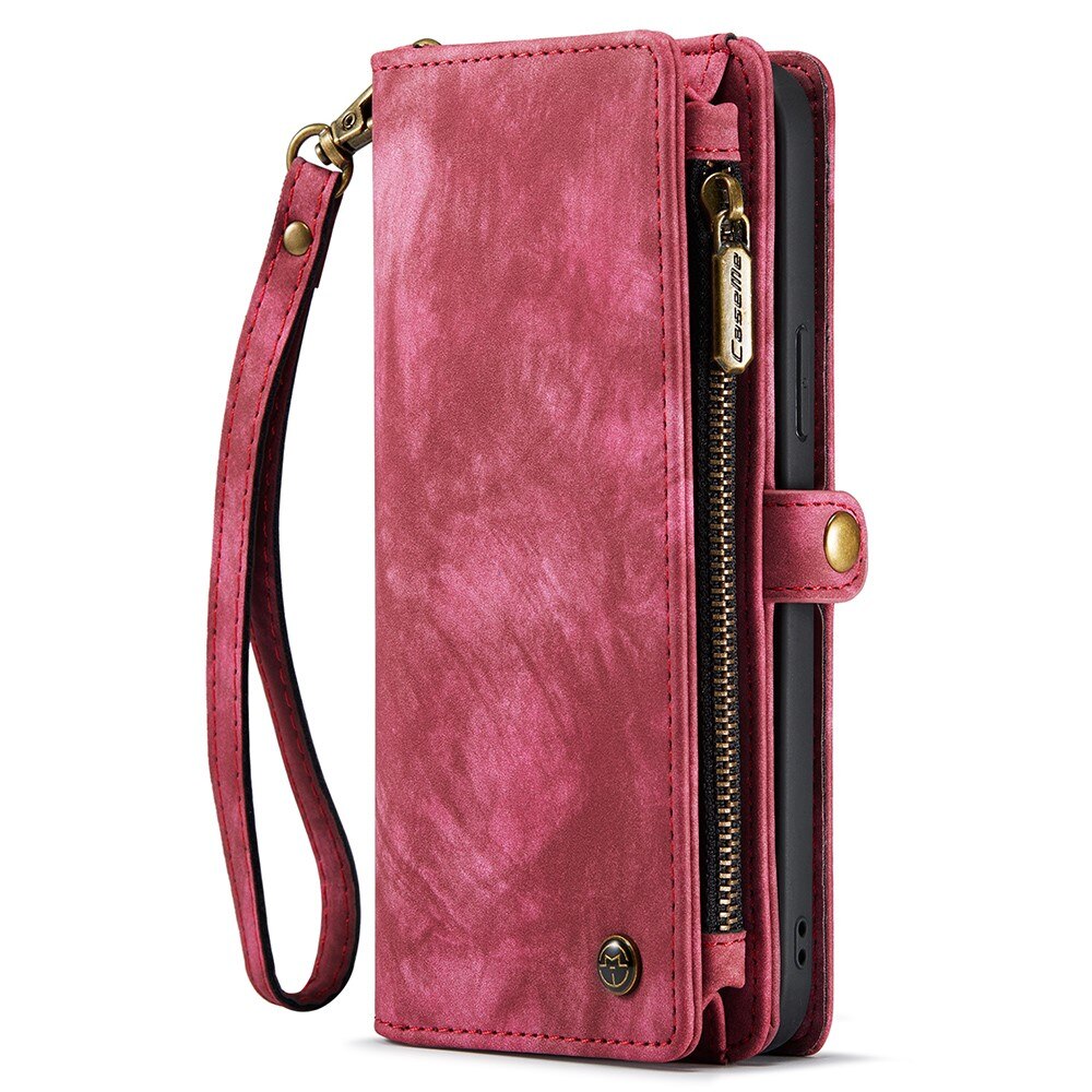 Cover portafoglio Multi-Slot iPhone 15 Plus Rosso