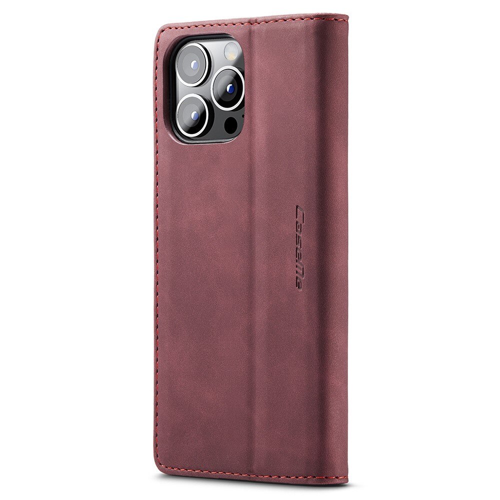 Custodie a portafoglio sottili iPhone 15 Pro Rosso