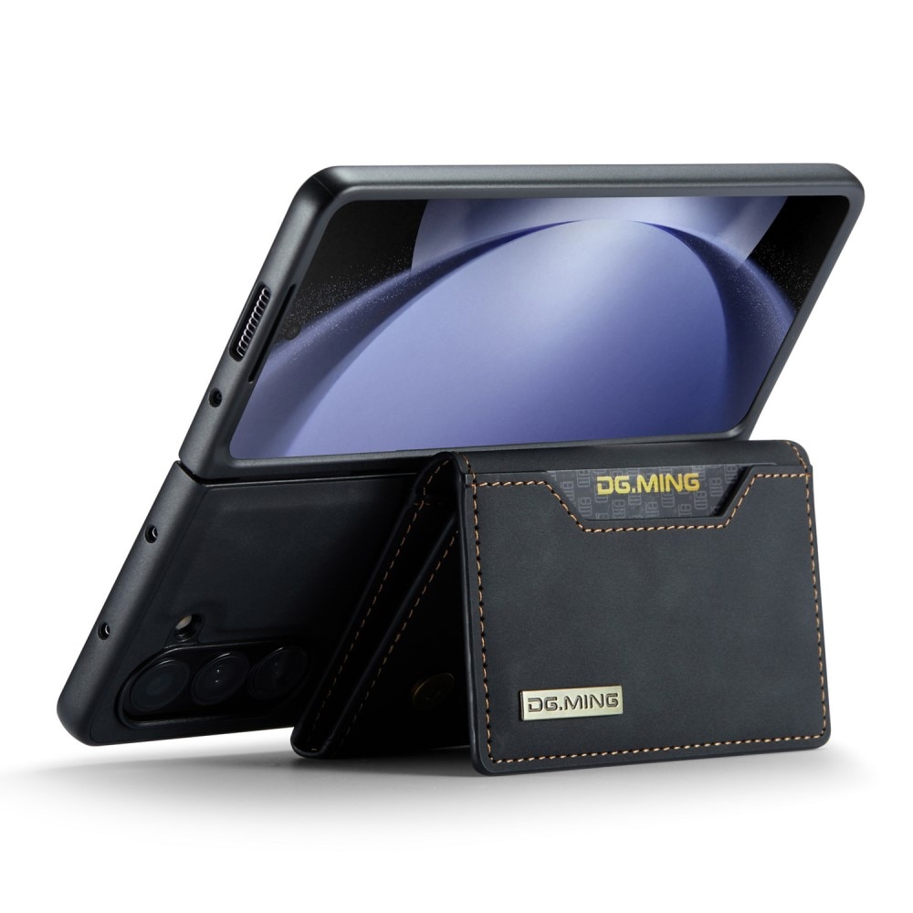 Cover Magnetic Card Slot Samsung Galaxy Z Fold 5 Black
