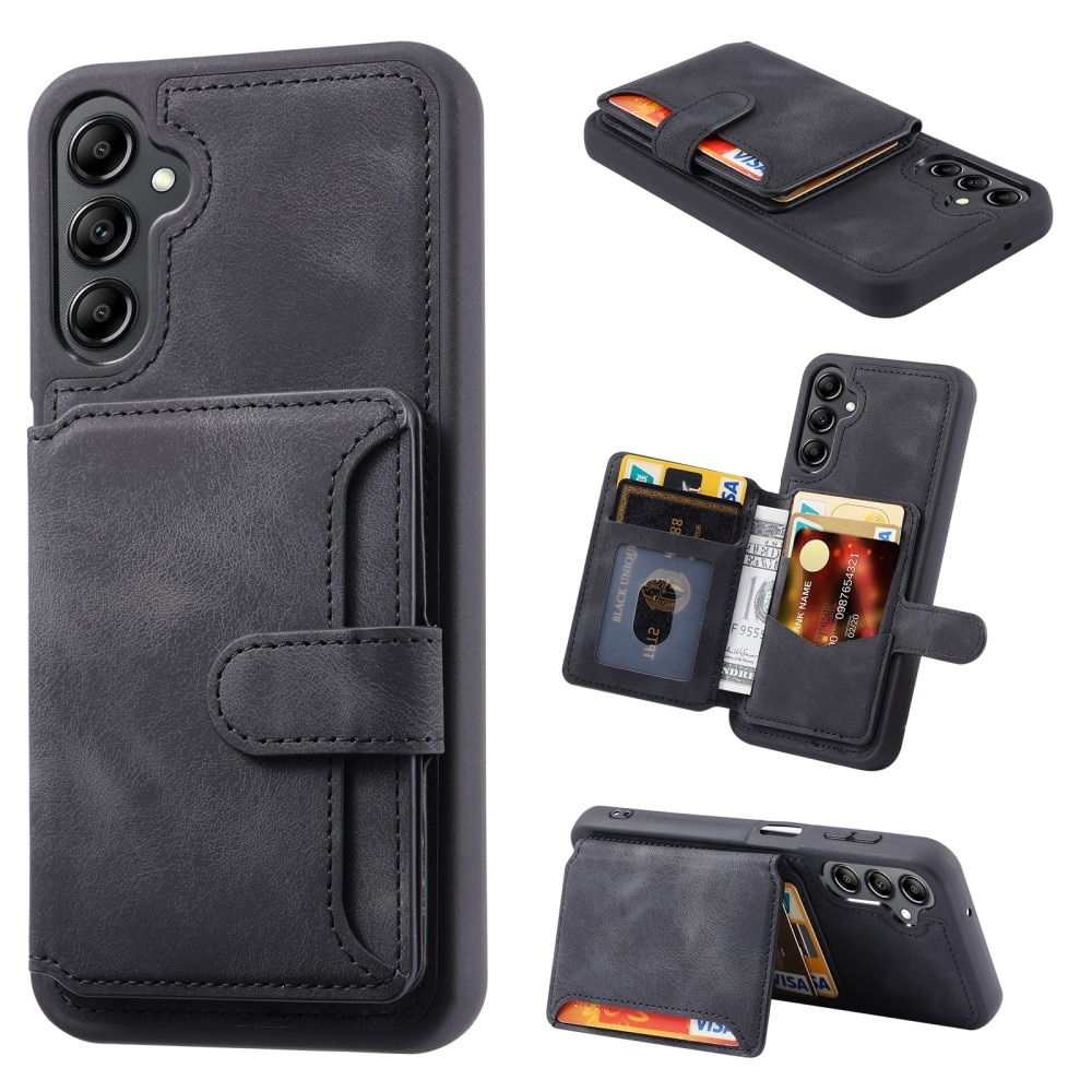 Cover con portacarte Multi-slot anti-RFID Samsung Galaxy S23 FE nero