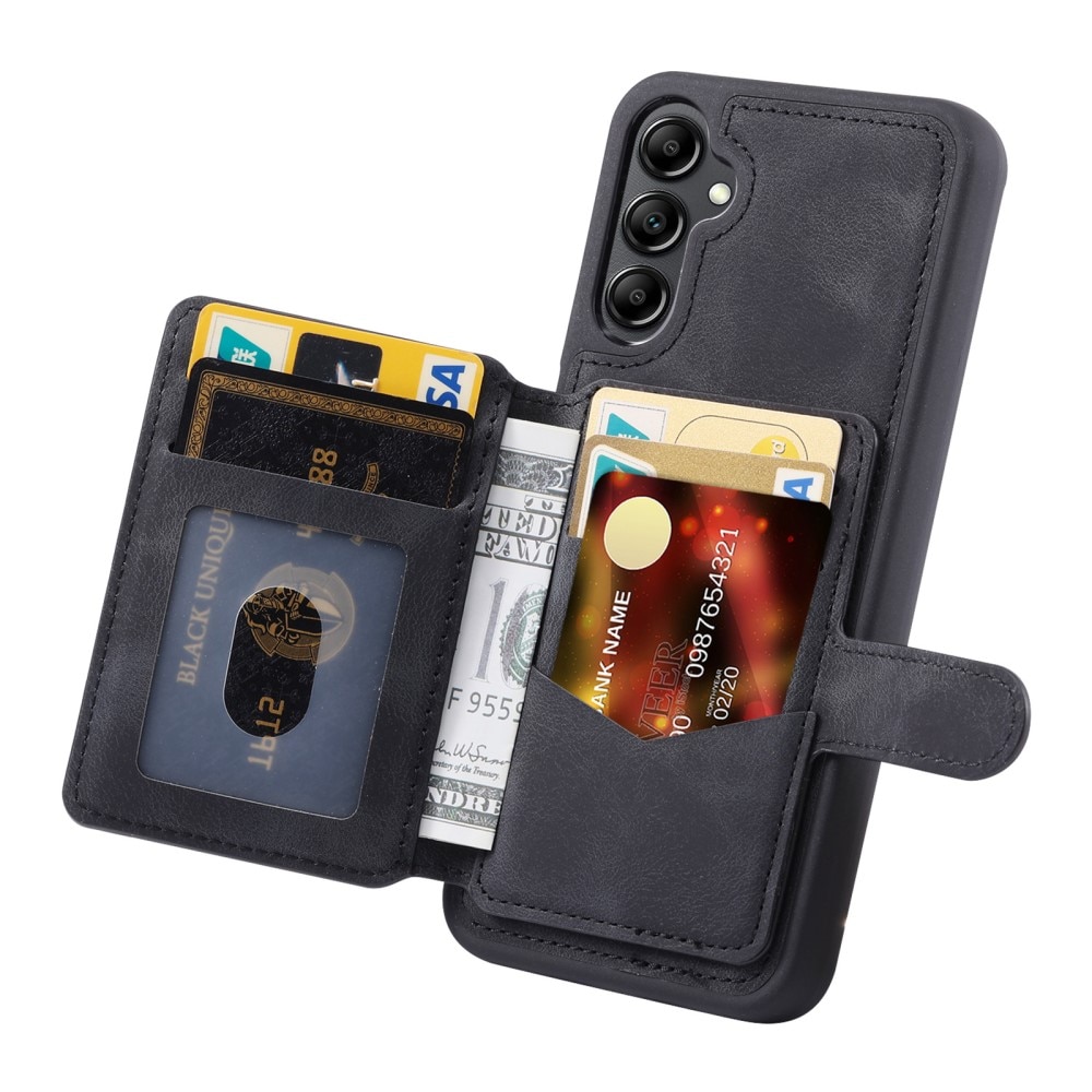 Cover con portacarte Multi-slot anti-RFID Samsung Galaxy S23 FE nero