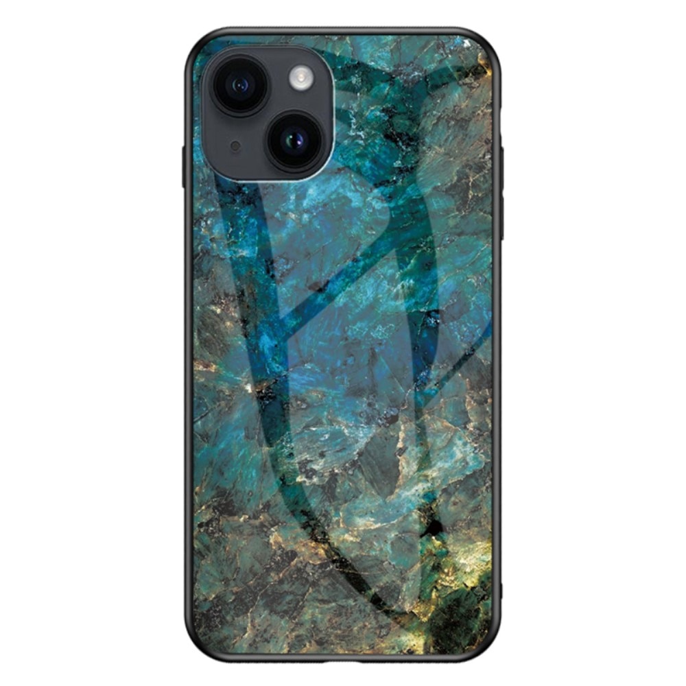 Custodia in vetro temperato iPhone 15 Plus emerald