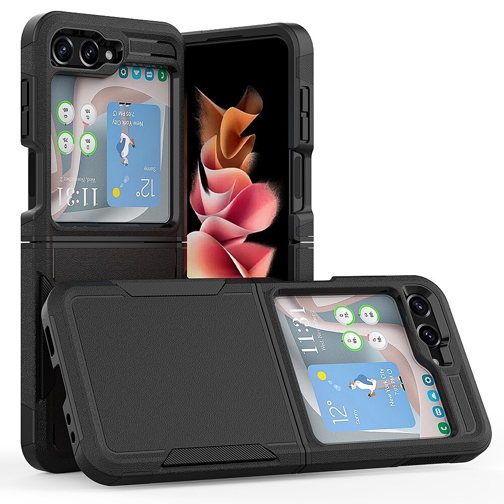 Cover ibride Off-road Samsung Galaxy Z Flip 5, nero