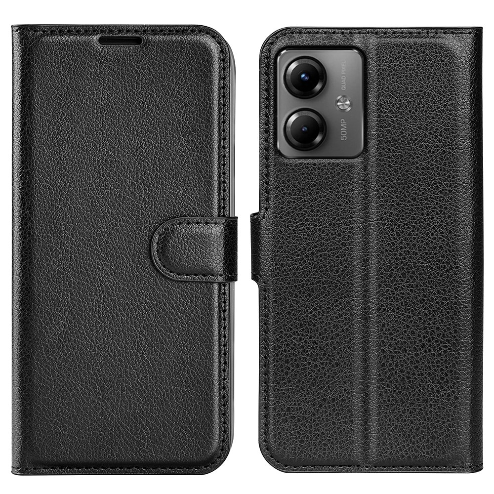 Cover portafoglio Motorola Moto G14 nero