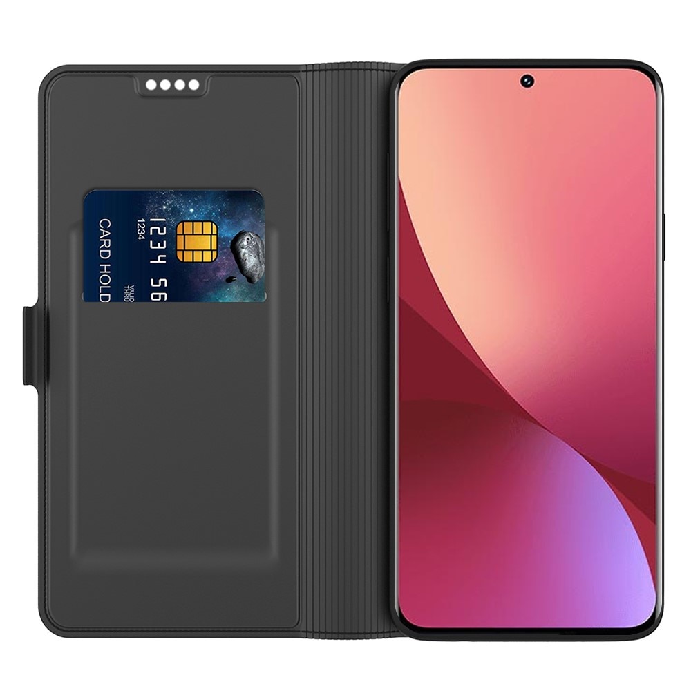Cover portafoglio Slim Card Wallet Xiaomi Redmi 12 5G nero