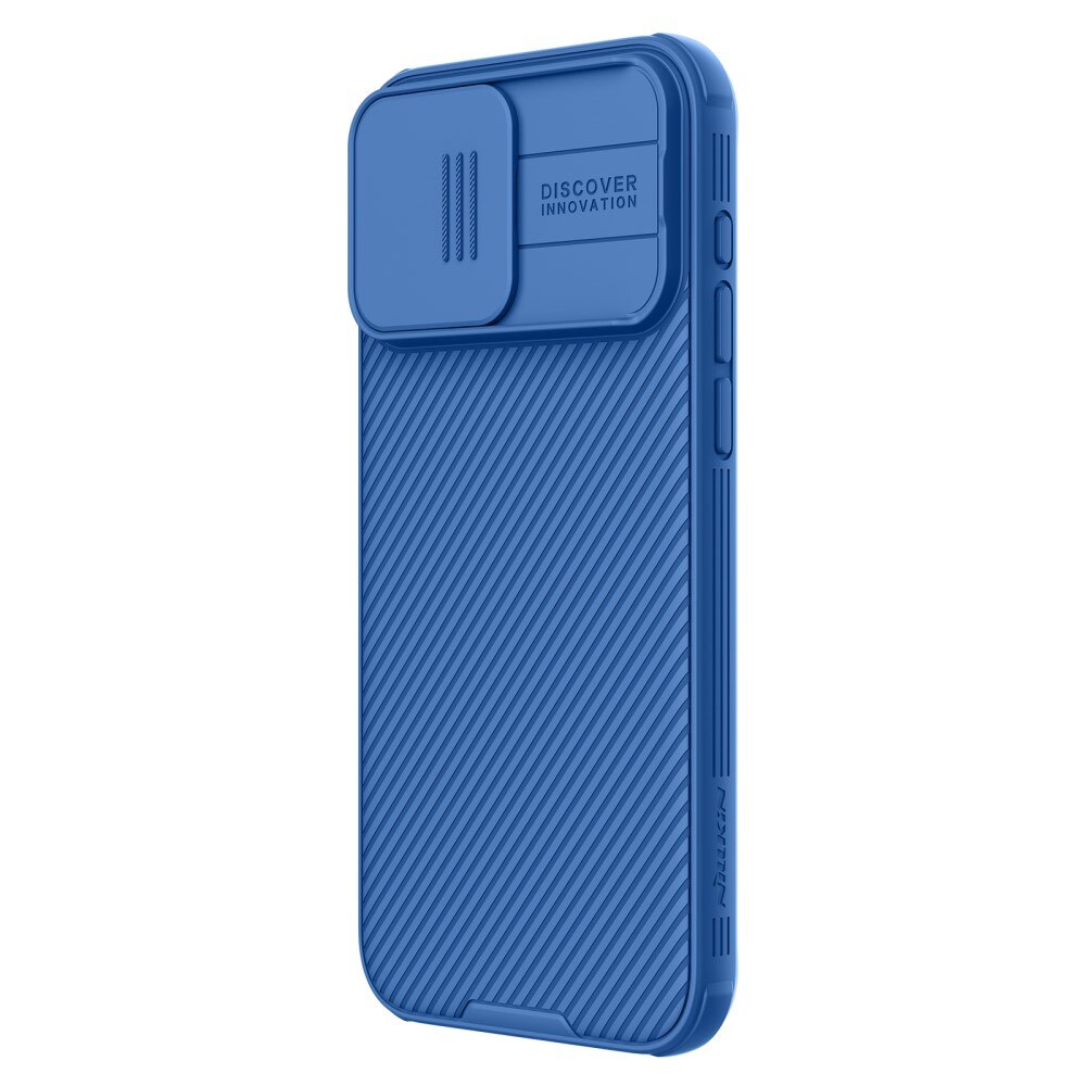 Cover CamShield iPhone 15 Pro Max blu