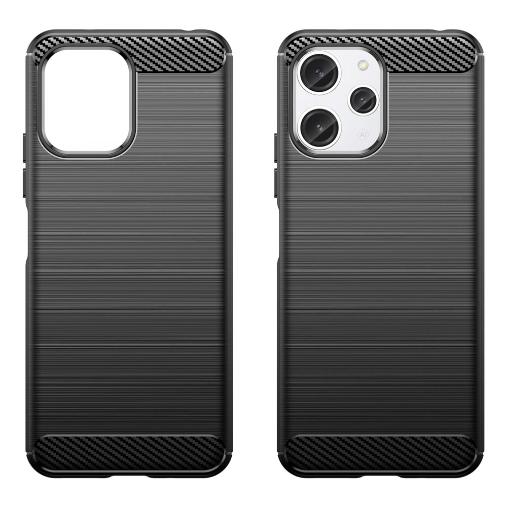 Cover TPU Brushed Xiaomi Redmi 12 Nero