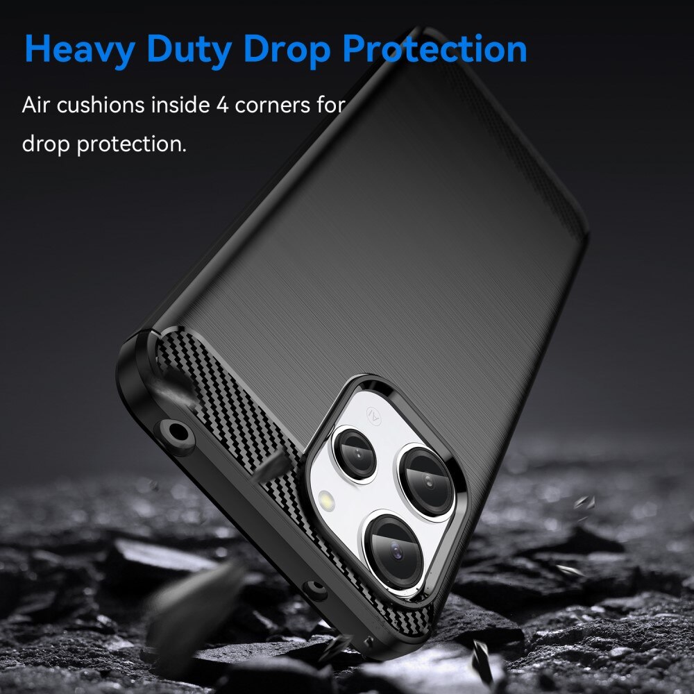 Cover TPU Brushed Xiaomi Redmi 12 Nero