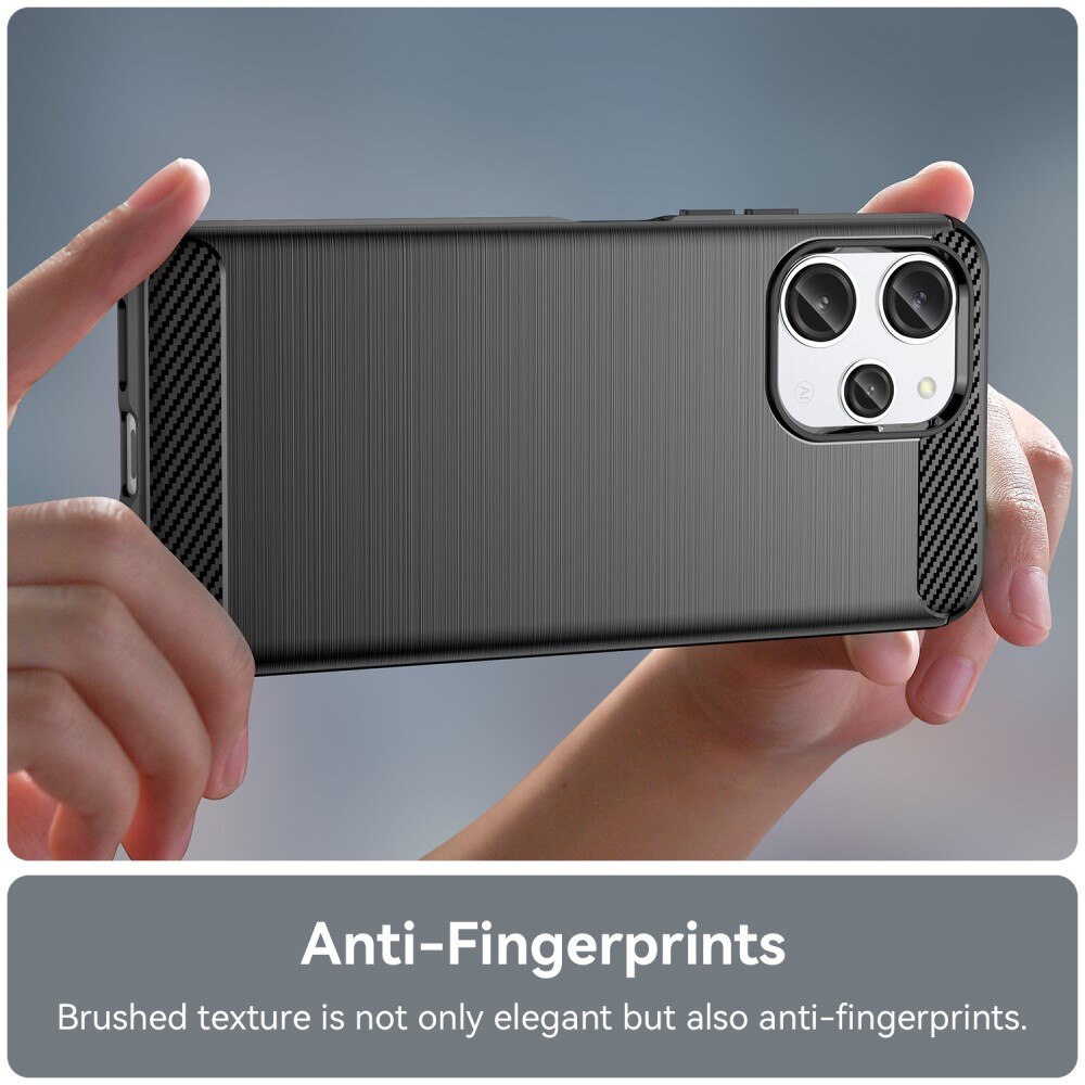 Cover TPU Brushed Xiaomi Redmi 12 Nero