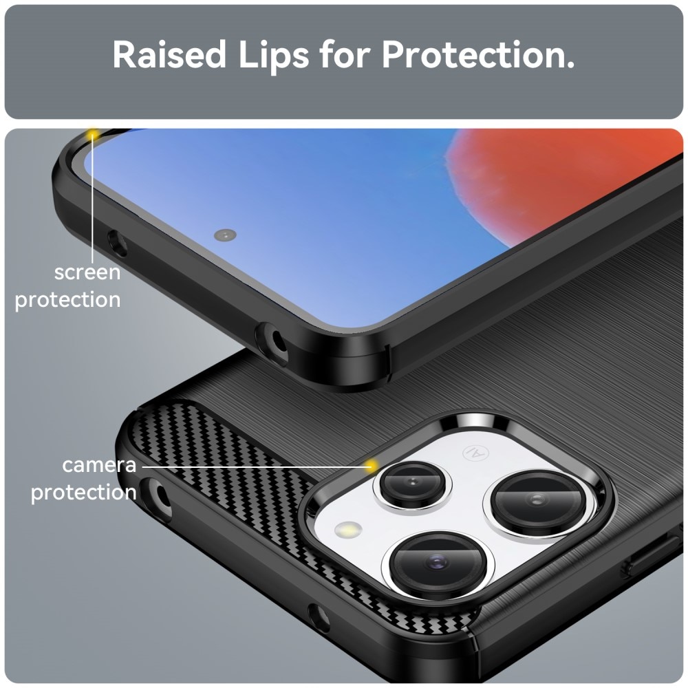 Cover TPU Brushed Xiaomi Redmi 12 Nero