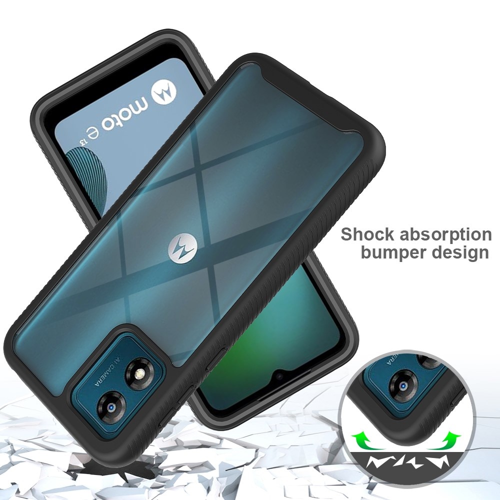 Cover Full Protection Motorola Moto E13 nero