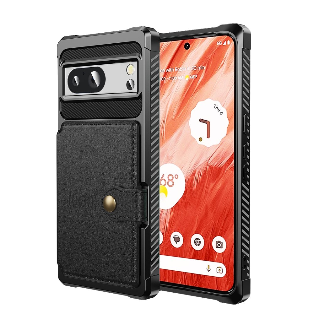 Cover con portacarte Tough Multi-slot Google Pixel 8 nero