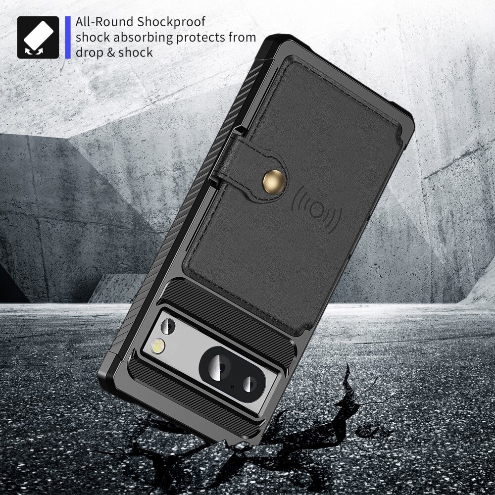 Cover con portacarte Tough Multi-slot Google Pixel 8 Pro nero