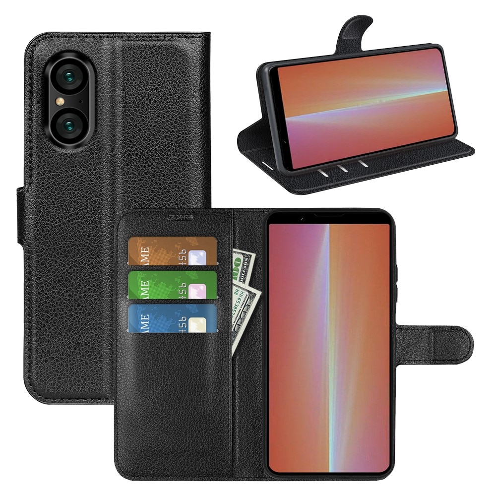 Cover portafoglio Sony Xperia 5 V nero