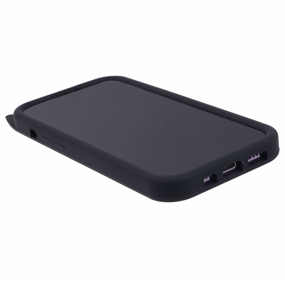 Cover in silicone Gatto iPhone 14 Pro nero