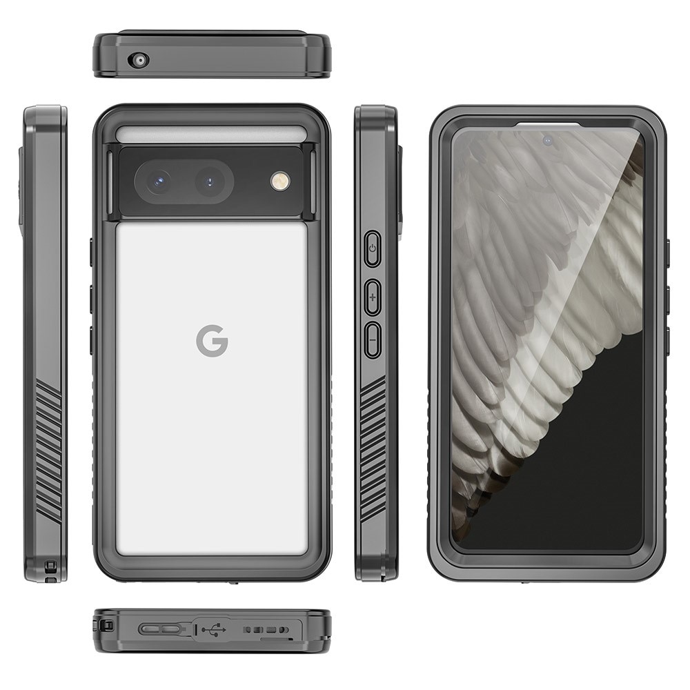 Cover ibrida impermeabile Google Pixel 8 trasparente