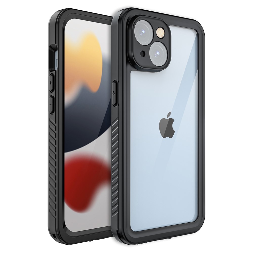 Cover ibrida impermeabile iPhone 15 trasparente