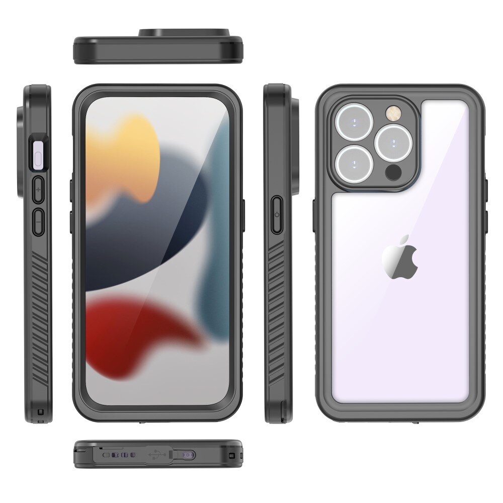 Cover ibrida impermeabile iPhone 15 Pro Max trasparente