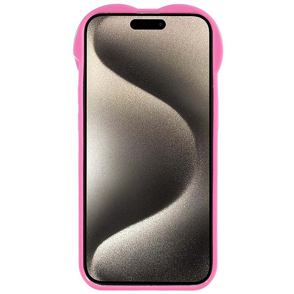 Cover TPU Cuore iPhone 15 Pro rosa