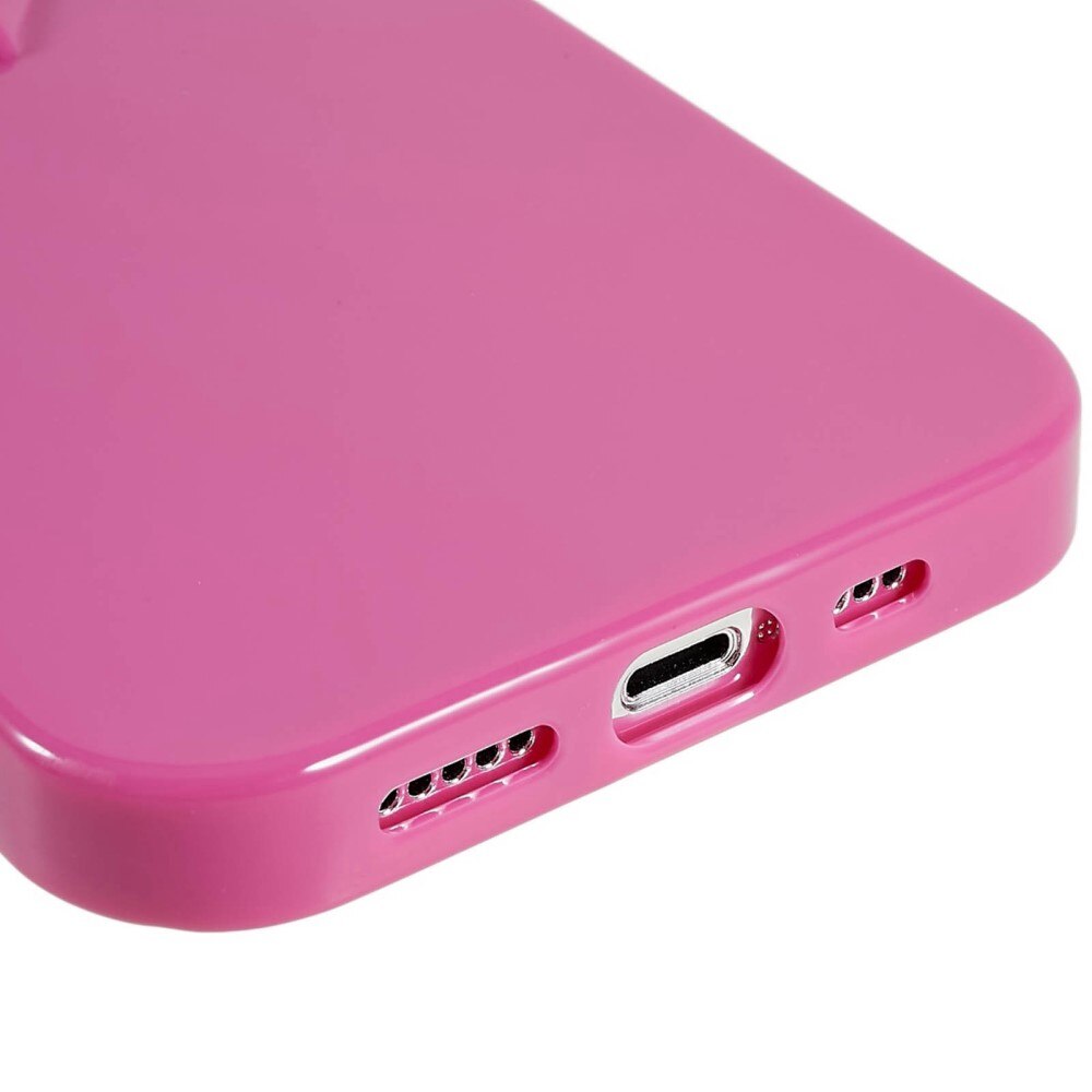 Cover TPU Cuore iPhone 15 Pro rosa