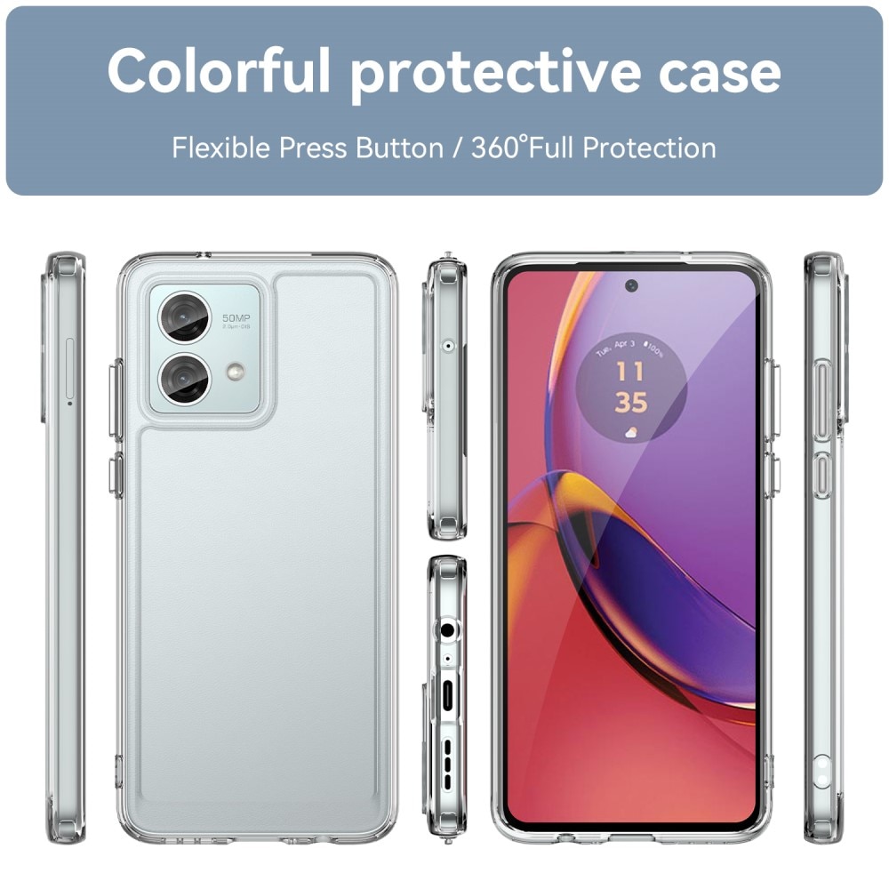 Cover Ibrido Crystal Hybrid Motorola Moto G84 trasparente