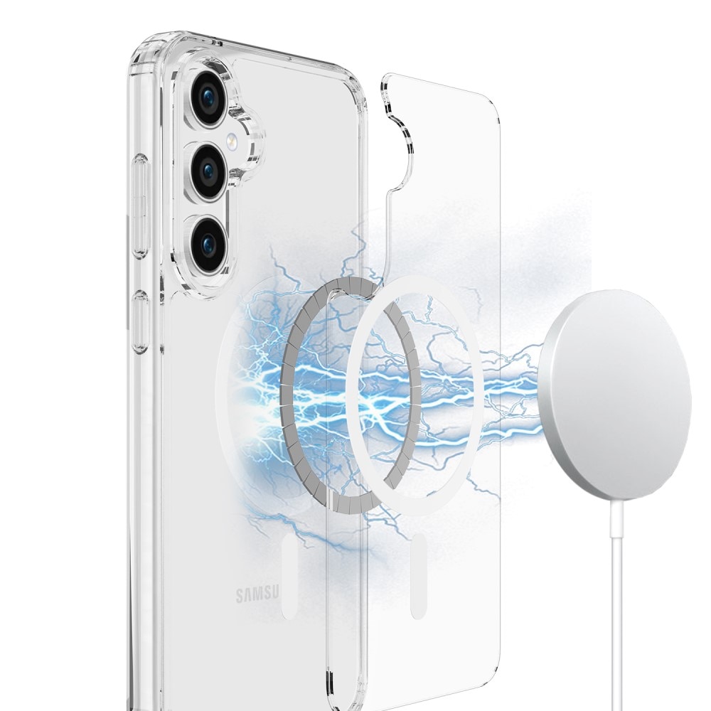 Cover ibride con MagSafe Samsung Galaxy S23 FE trasparente