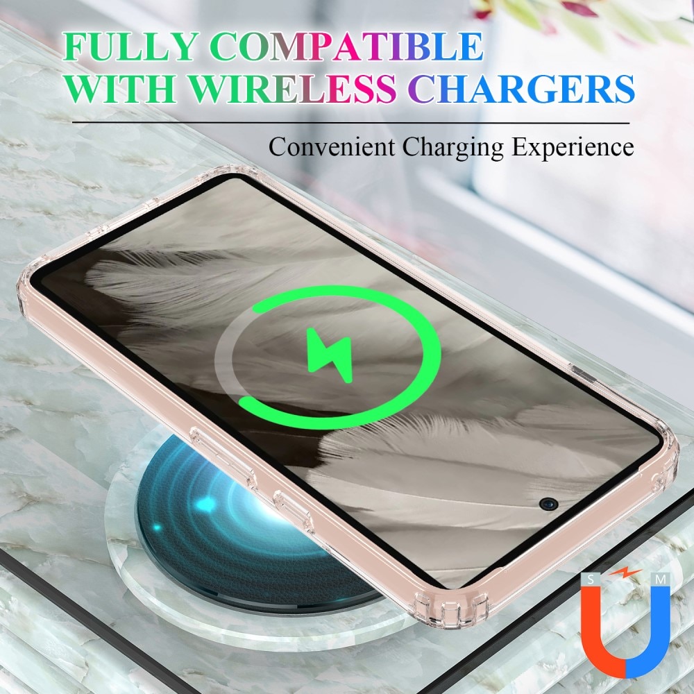 Cover ibride con MagSafe Google Pixel 8 trasparente