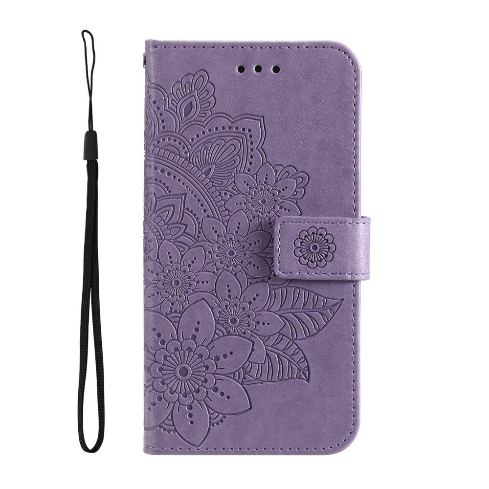 Custodia in pelle Mandala Xiaomi 13T viola