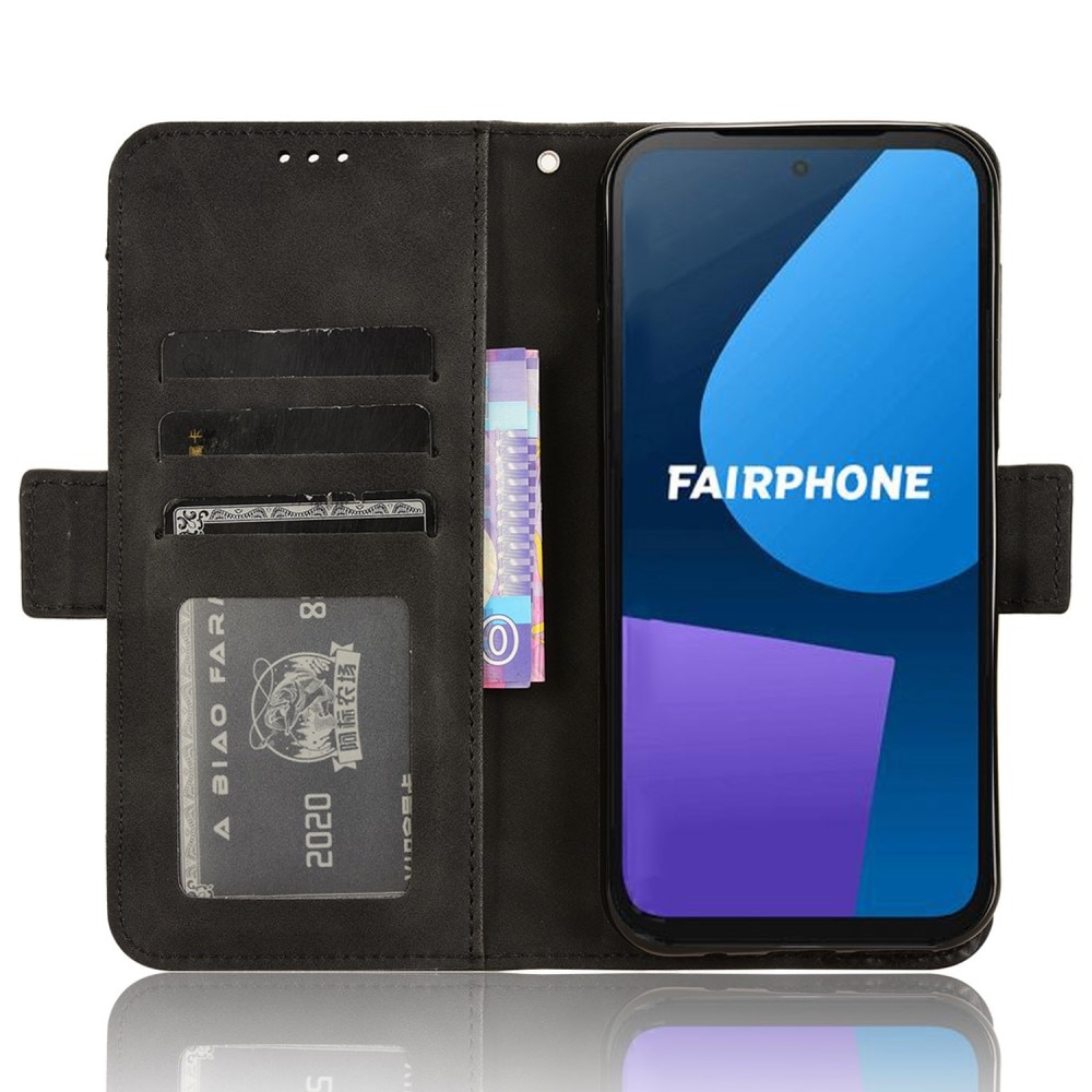 Cover portafoglio Multi Fairphone 5 nero