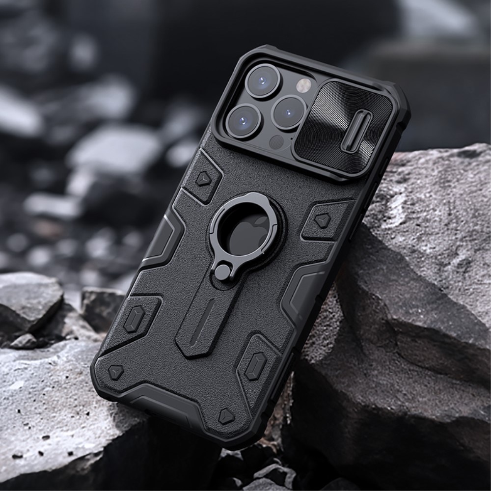 Cover CamShield Armor iPhone 15 Pro Max nero