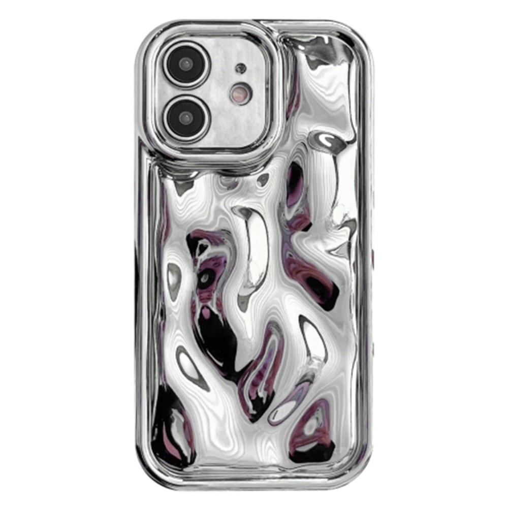 Cover TPU Wavy iPhone 12 d'argento