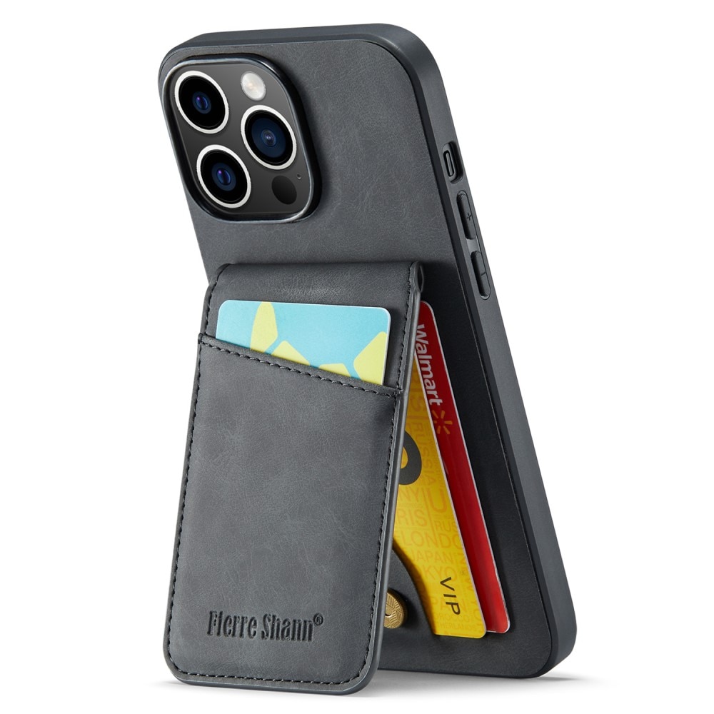 Cover Multi-Slot anti-RFID iPhone 15 Pro nero
