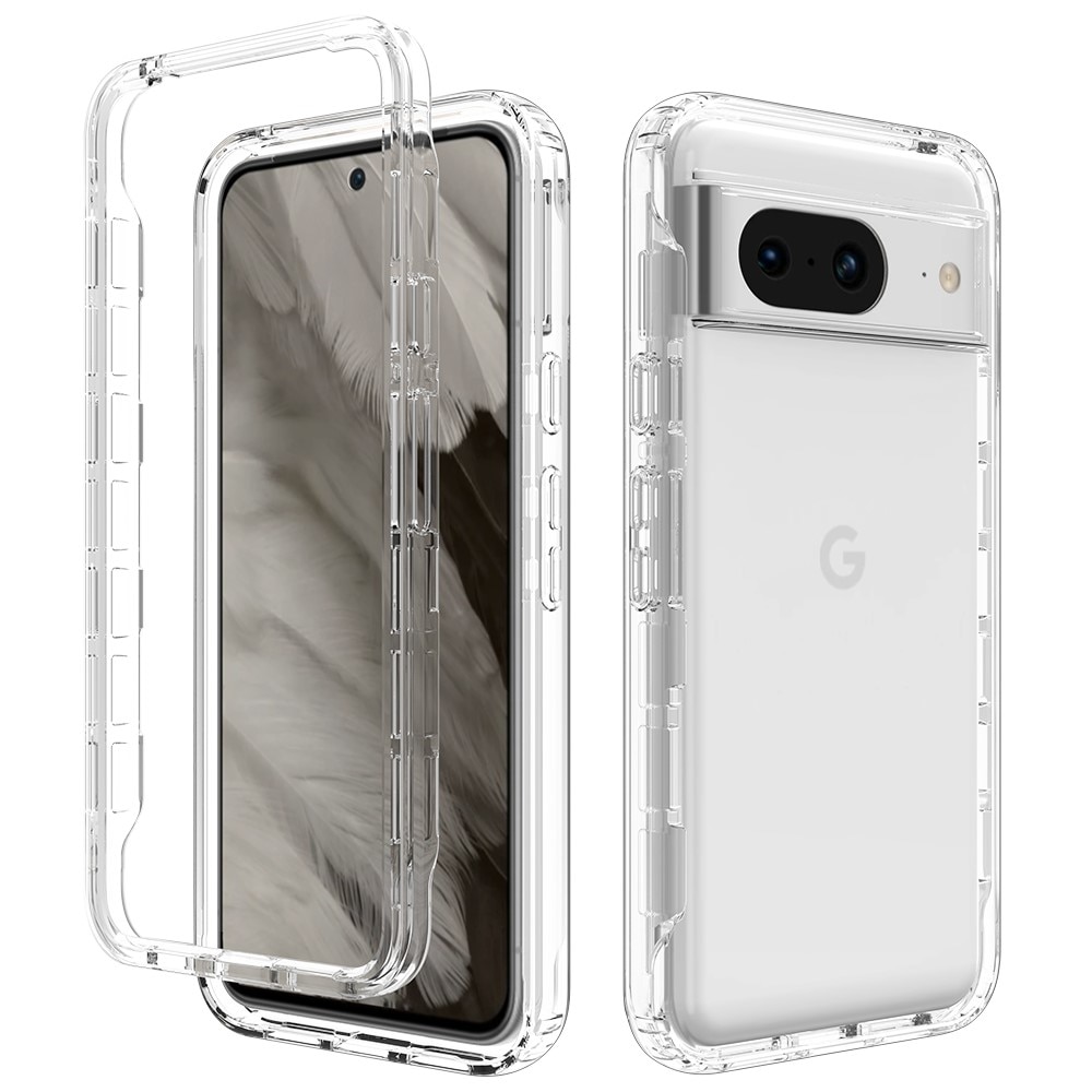 Cover protezione totale Google Pixel 8 trasparente