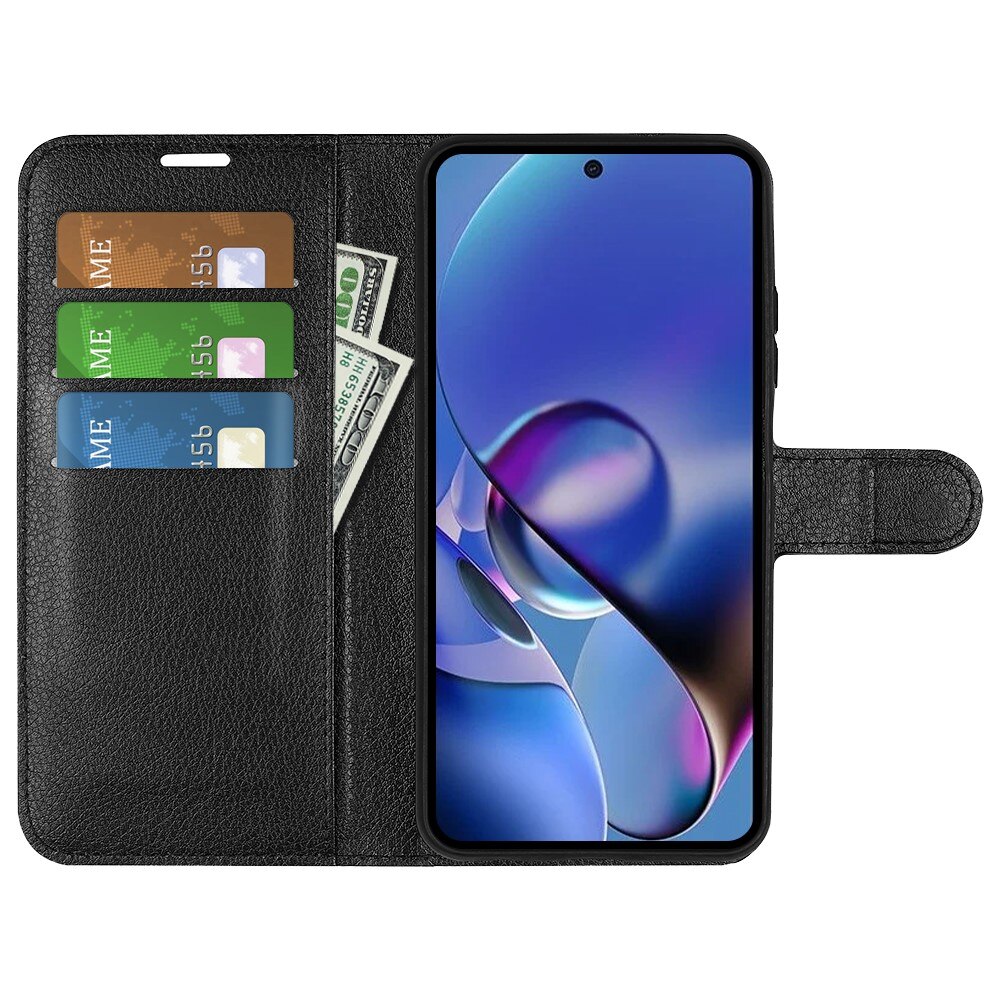 Cover portafoglio Motorola Moto G54 Nero