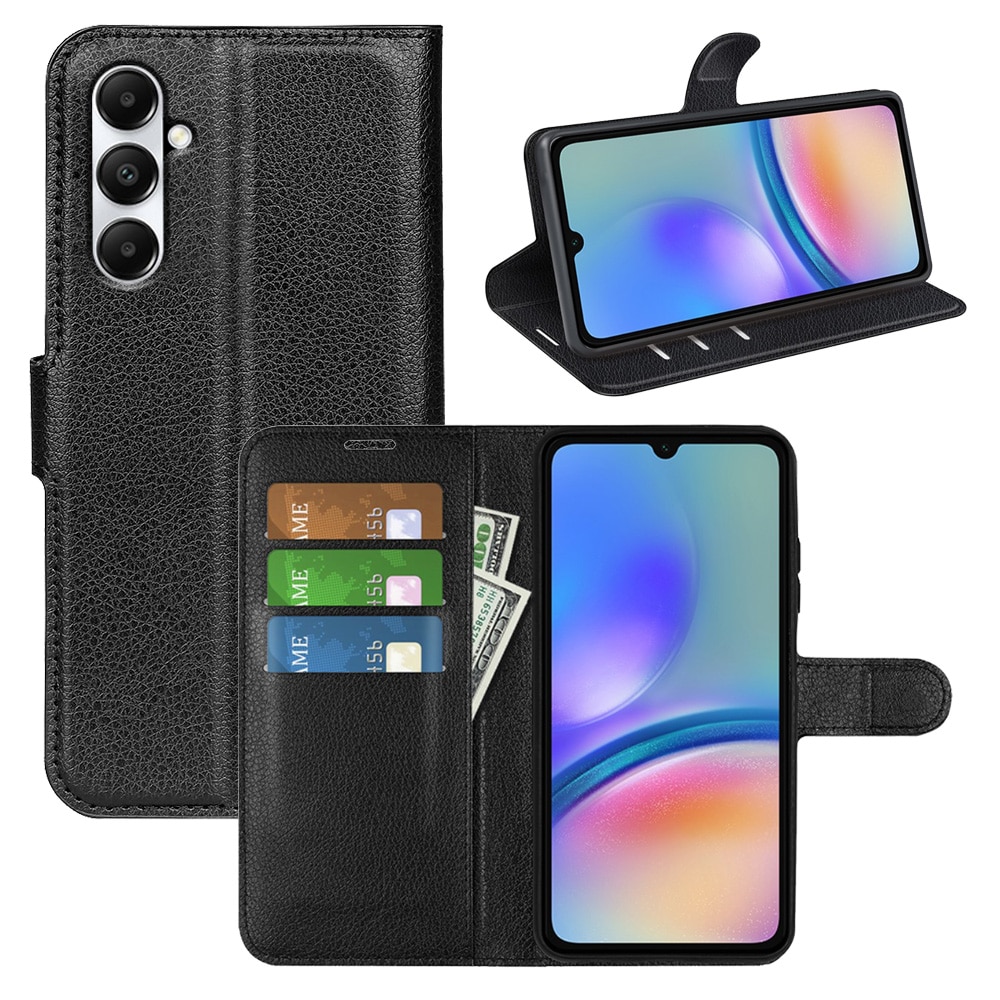 Cover portafoglio Samsung Galaxy A05s nero