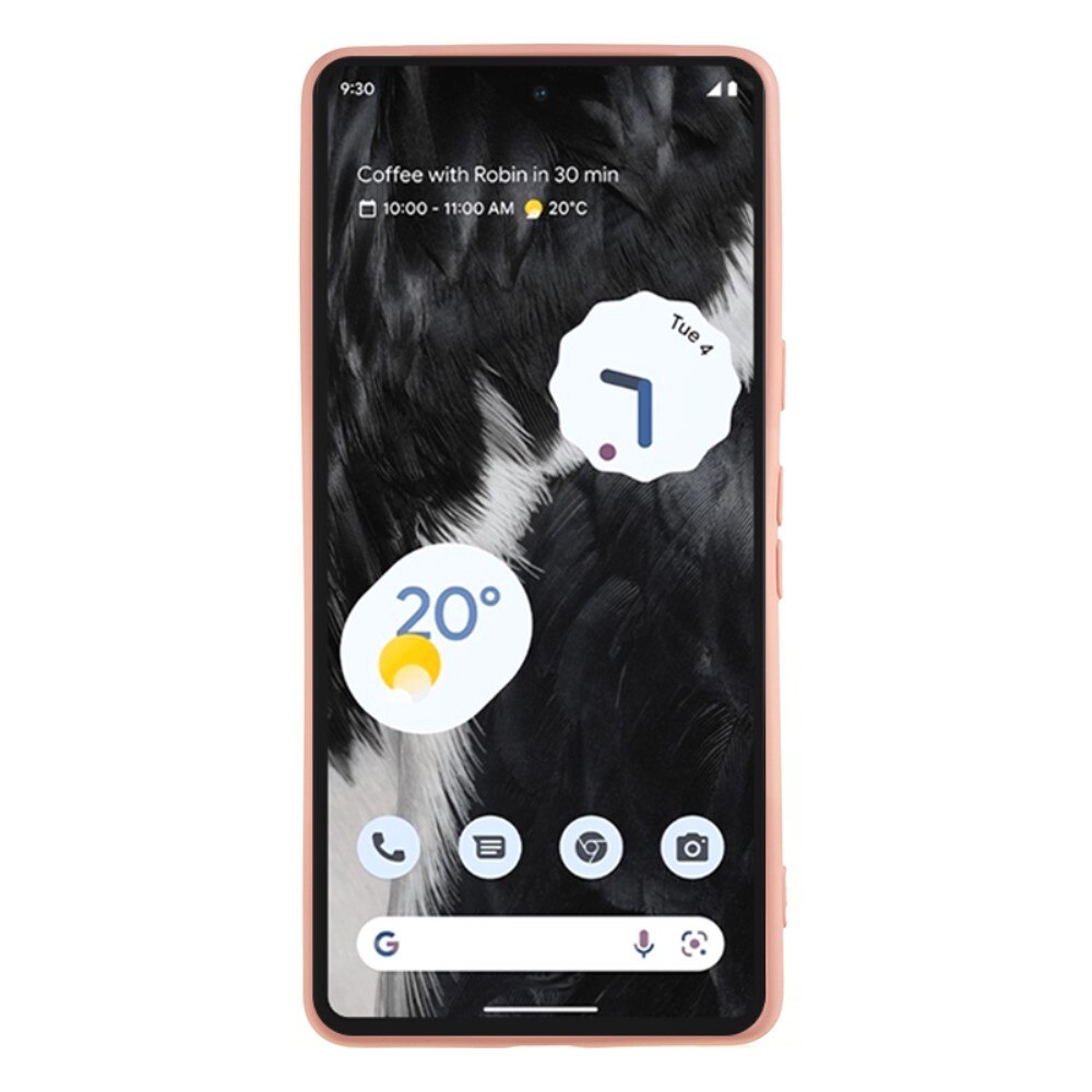 Cover TPU resistente agli urti Google Pixel 8 rosa