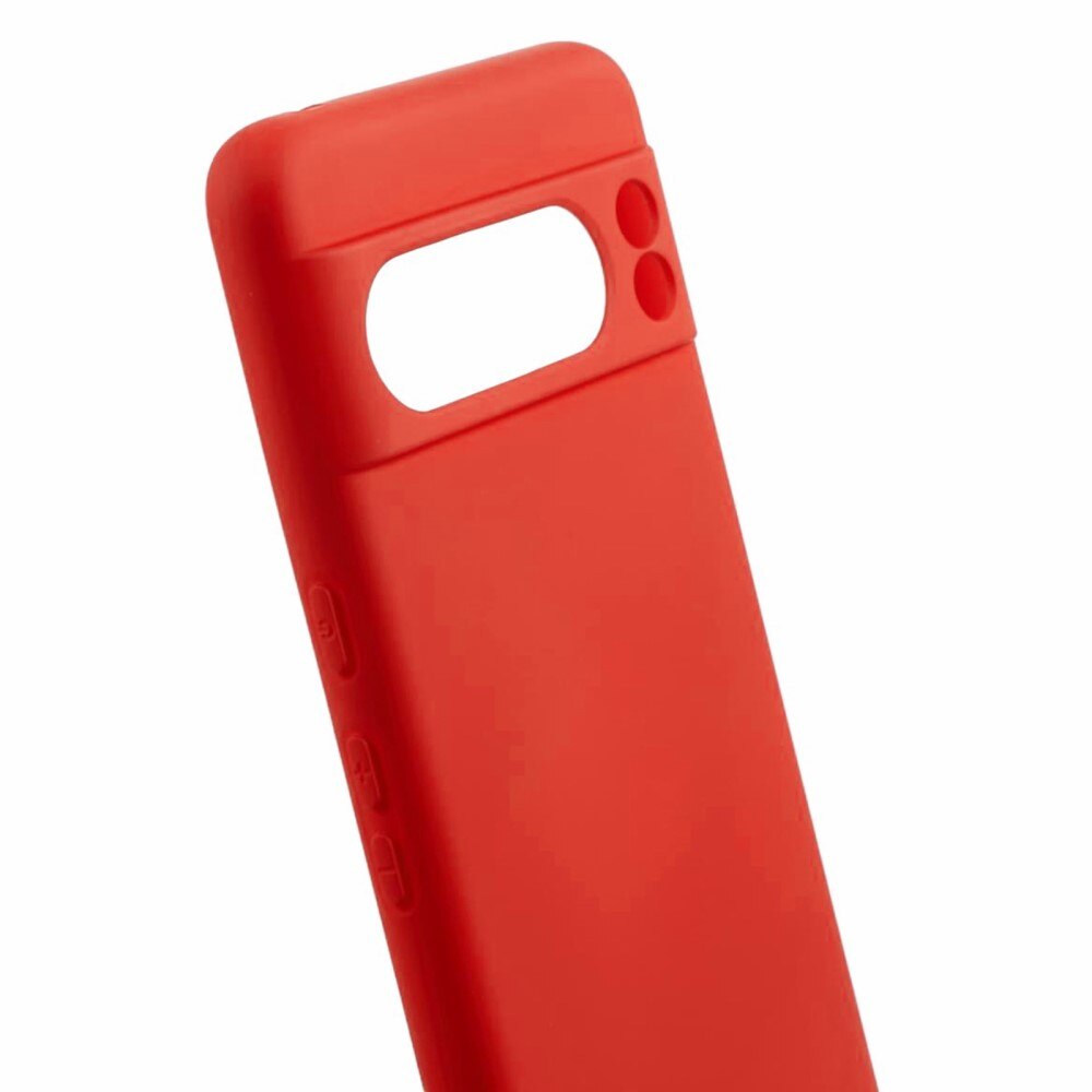 Cover TPU resistente agli urti Google Pixel 8 Pro rosso