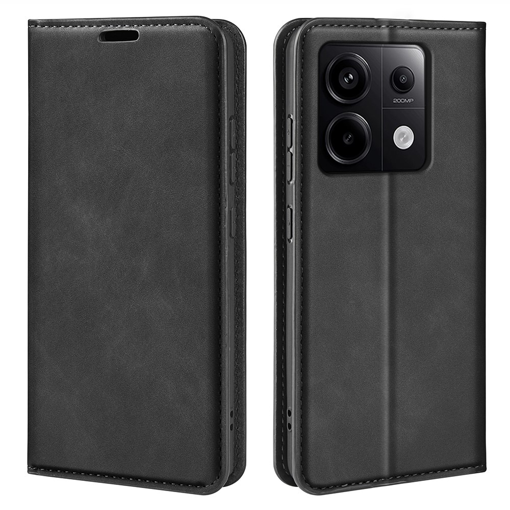 Cover portafoglio sottili Xiaomi Redmi Note 13 Pro nero