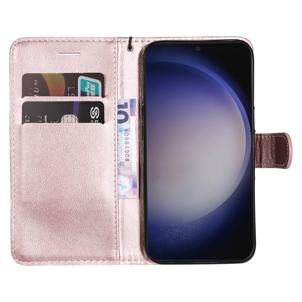 Custodie a portafoglio Samsung Galaxy S24 rosa