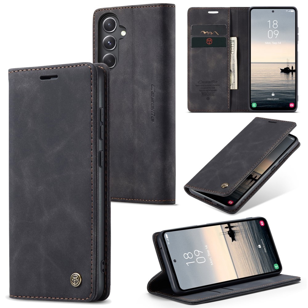 Custodie a portafoglio sottili Samsung Galaxy S23 FE Nero