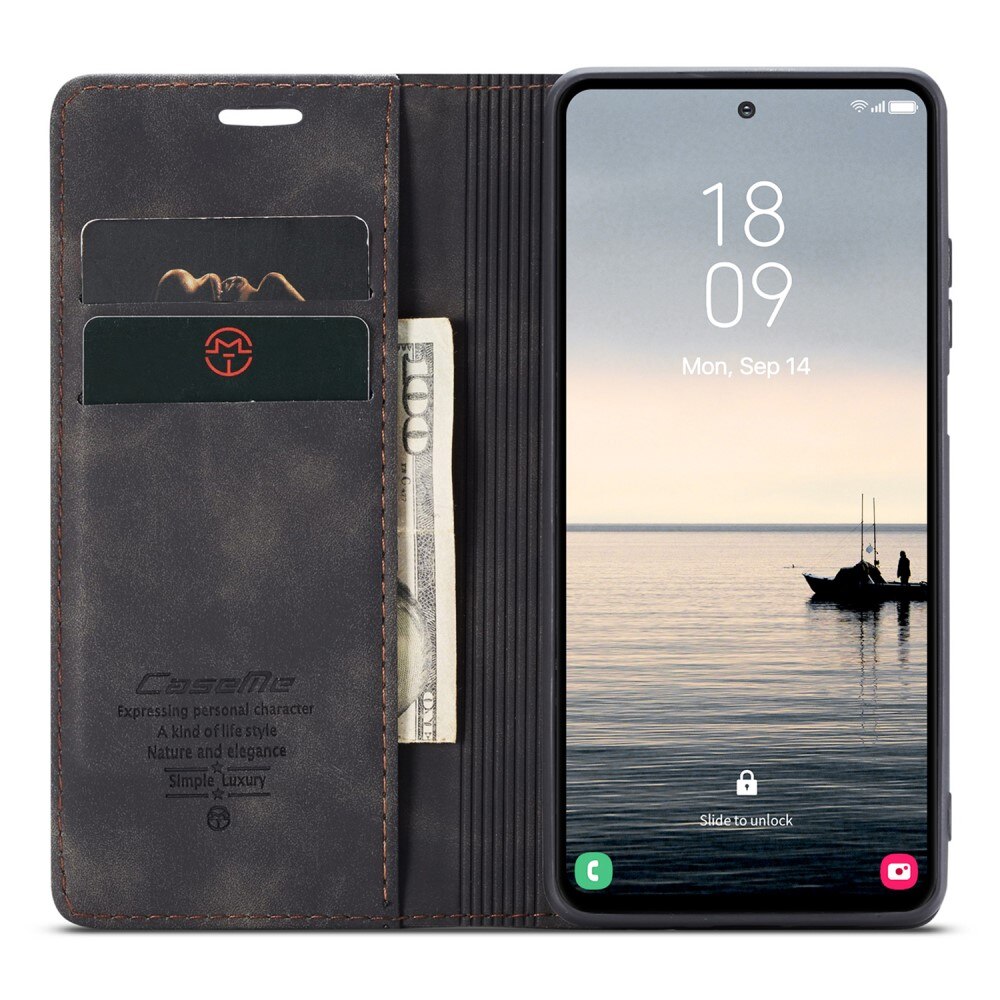 Custodie a portafoglio sottili Samsung Galaxy S23 FE Nero