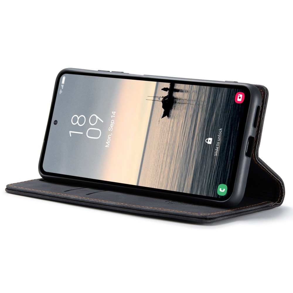 Custodie a portafoglio sottili Samsung Galaxy S23 FE nero