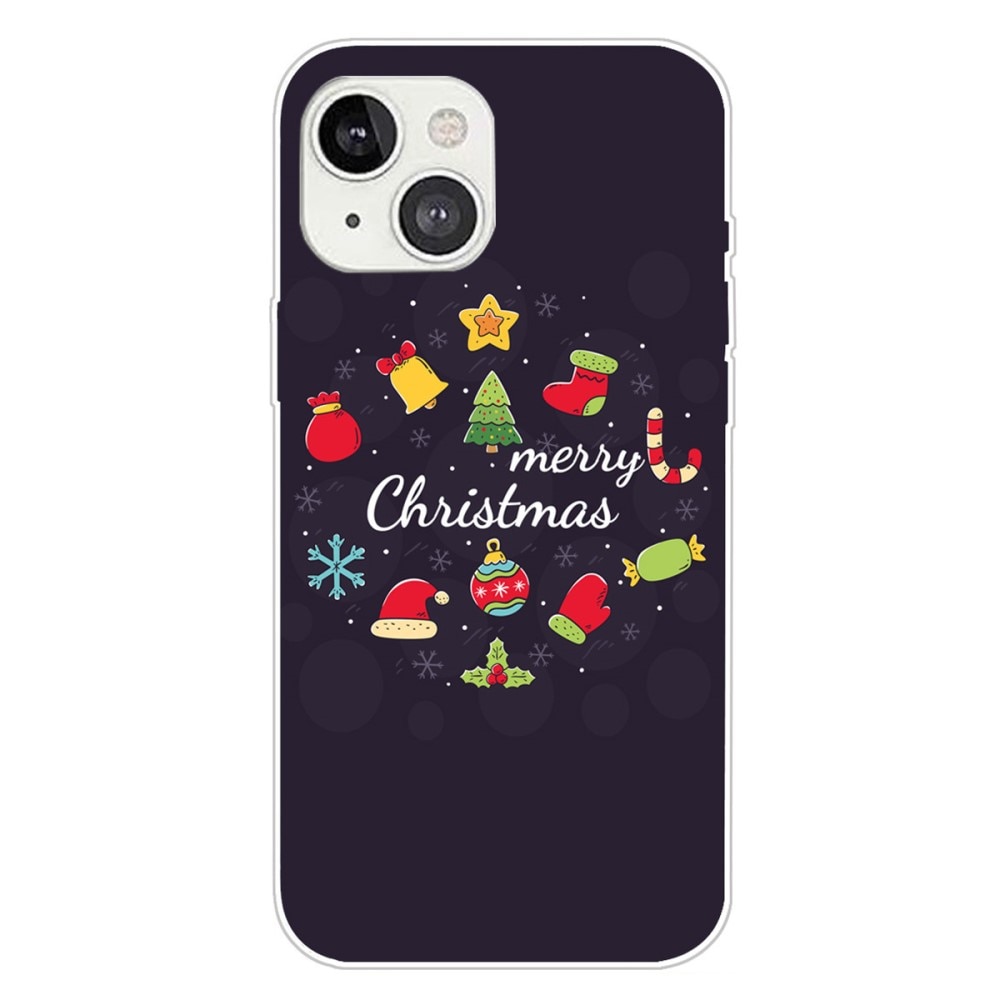 Cover TPU con Motivo Natalizio iPhone 15 - Merry Christmas
