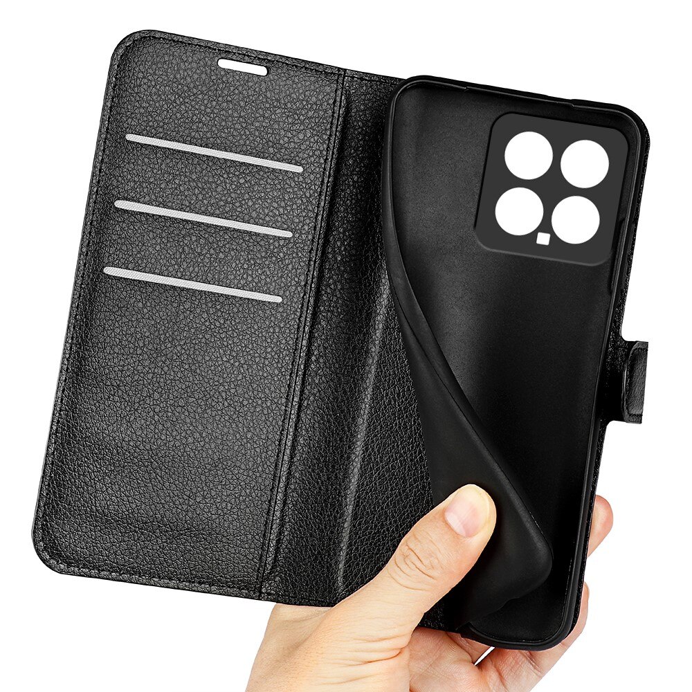 Cover portafoglio Xiaomi 14 Nero