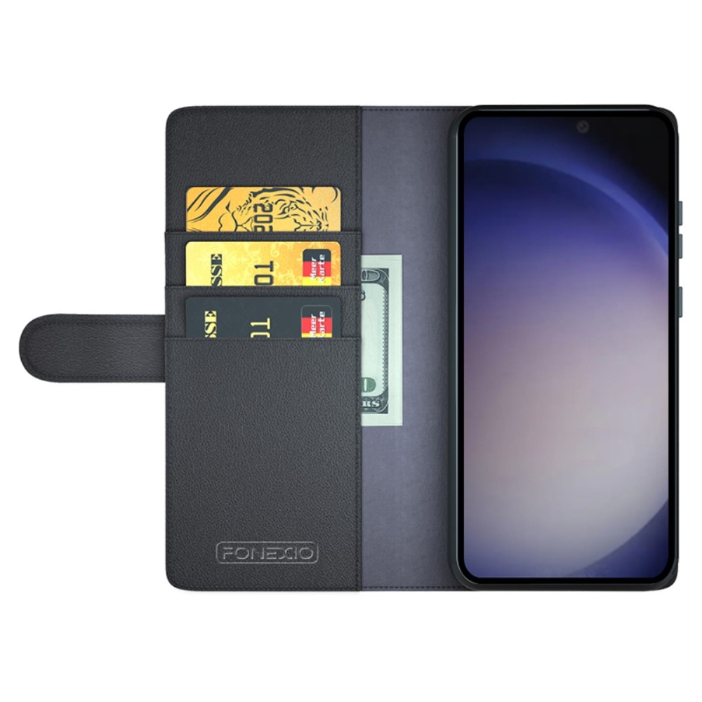 Kit per Samsung Galaxy S24 Plus: Cover portafoglio e proteggischermo
