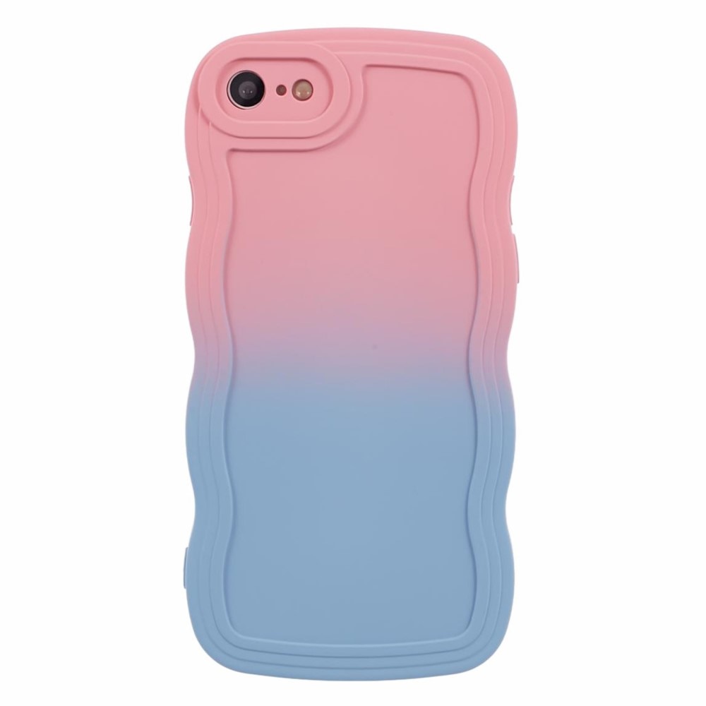 Cover Wavy Edge iPhone 8 ombre rosa/blu