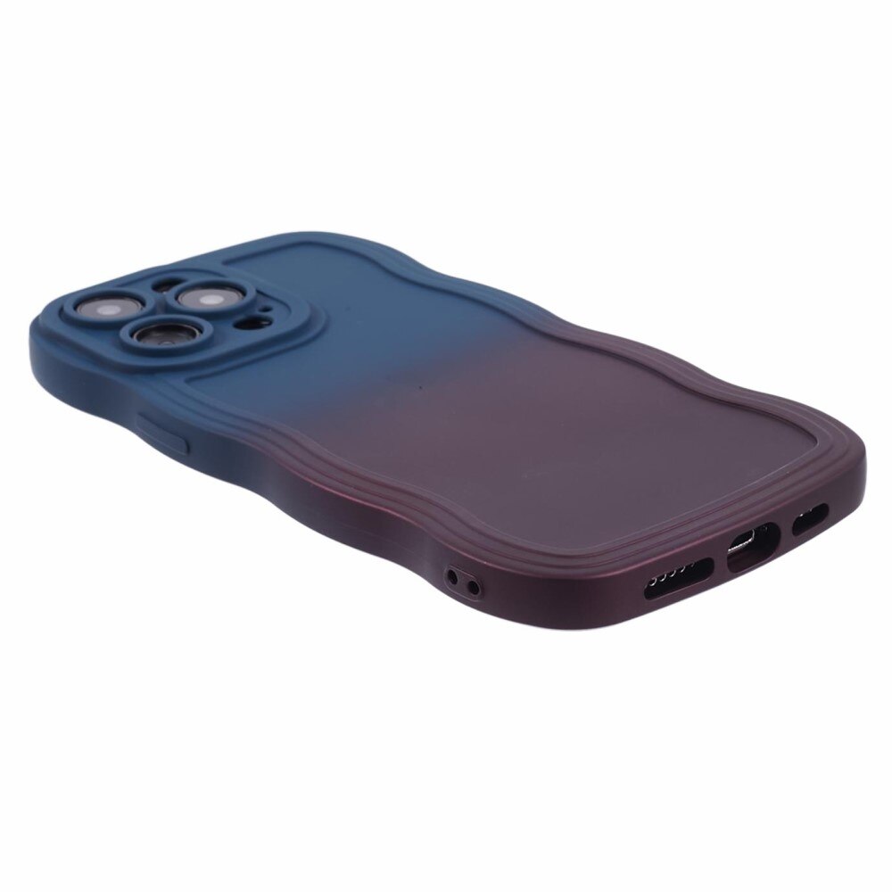 Cover Wavy Edge iPhone 13 Pro Max ombre blu/viola