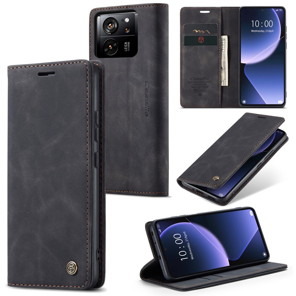 Custodie a portafoglio sottili Xiaomi 13T Nero
